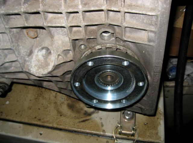 Drive flange fitted